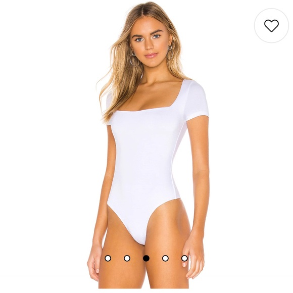 Superdown Al square neck short sleeve bodysuit - Picture 2 of 11